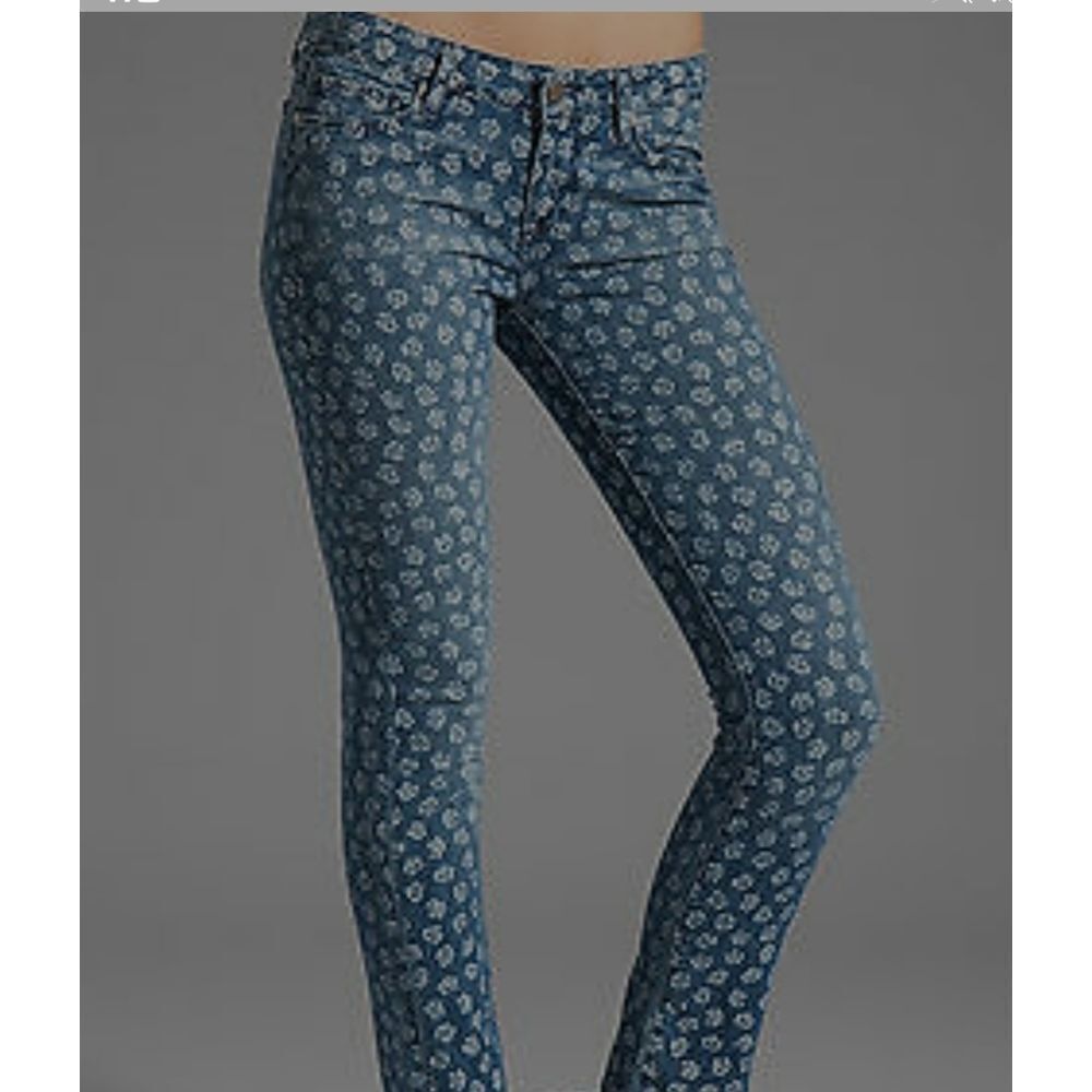 PAIGE Women's White Rose Ankle Peg Jeans Size 29